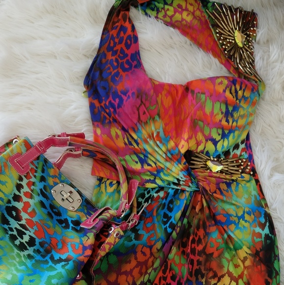 Cocktail dress and matching bag - Picture 1 of 8